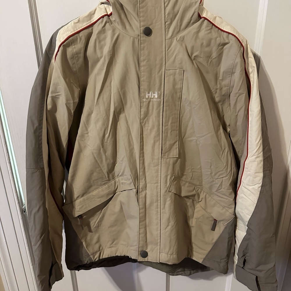 Insulated Helly Hansen Tan Ski Snowboard Jacket